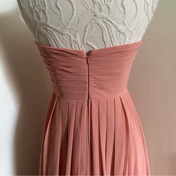 Jenny Yoo Annabelle Bridesmaid Dress in Begonia Pink sz 2 - Picture 7 of 11